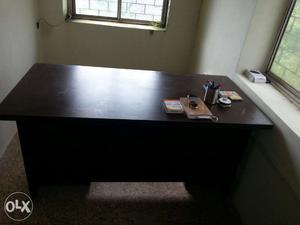 Office table for sale. Just 3 months used. Brown
