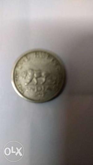 One Rupee Coin Of  Of King Implror-george Vi