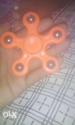 Orange Fidget Penta-spinner