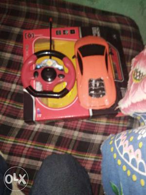Red-nd-black RC Car With Remote