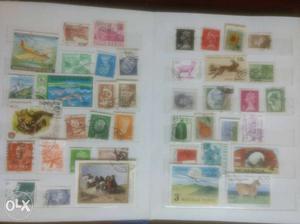 Stamp collection. More than 800 stamps. Theme