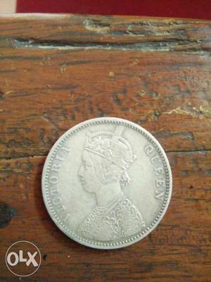 Very old coin since  with queen of Victoria