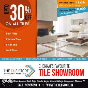 Wall Tiles Sale Only At Vanagaram - Flat 20 to 30% Discount