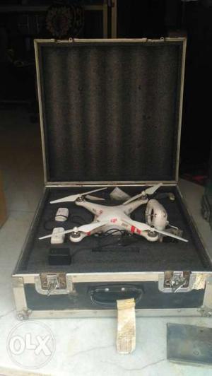White Quad-copter Drone