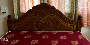 Wooden Bed (only Cot) - 6x5 ft