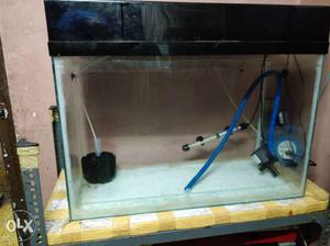 2.5 ft*1.5ft*1ft aquarium running condition sale