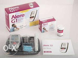 ALERE G1 glucometer boxed with strips