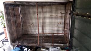 Bird cage size 3feet by 1.5feet. Case can store