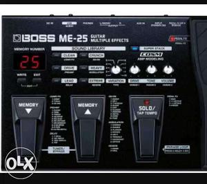 Black Boss ME-25 Guitar Multiple Effect Device