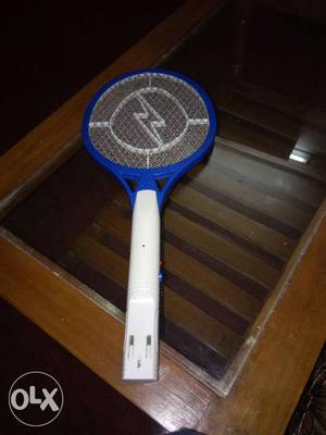 Blue And White Electric Handheld Bug Zapper