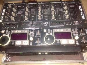 Denon  With Mixer And Case In Good Condition...