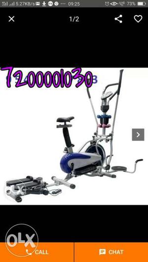 Elliptical cross trainer,with seat,with pulse
