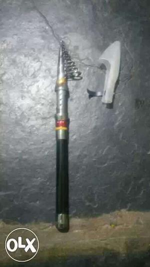 Fishing rod open 12 ft. closed 1. 1/2 fet pliz call me