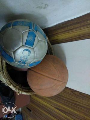 Football and Basketball of good quality