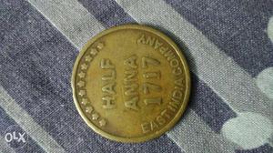 Half Anna- east India Company