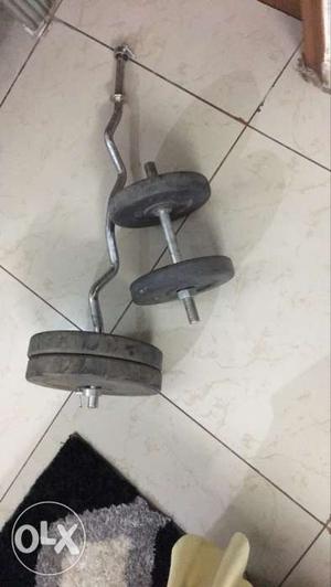 I WANT TO SELL MY 30 kg WEIGHTS AND ZIGZAG ROD and 2 more