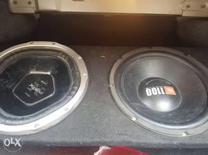 Jbl & Sony Woofers And 4 Pin Amplifier