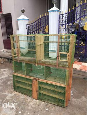 Multiple bird cage at low cost