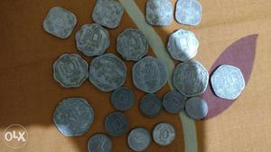 Old coins 5p 10p 20p