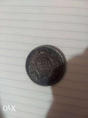 Silver1 Rupee Coin