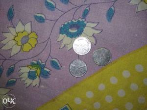 Three Round Silver Coins