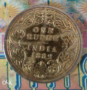 Victoria empress one rupees old coin 