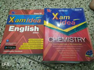 Xam idea guide books for English and Chemistry