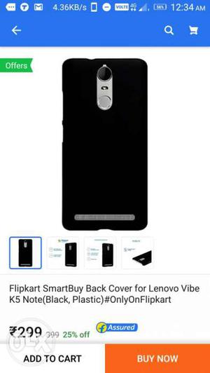 15 days Old New cover for Lenevo Vibe k5 Note for