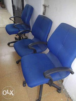 3 Good Condition Office Chairs