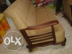 3 seater sofa set with two sofa chairs.