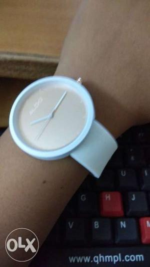Aldo white watch. Original. Brand new. Not used