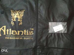 Atlantis Black Shade Men's Blazer(Size:- 38)