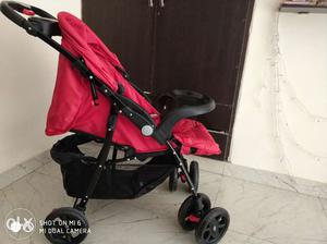Baby hug brand new red colour stroller.price