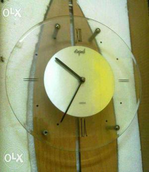 Battery Operated Attractive Wall Clock With Pendulum