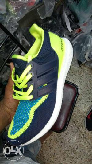 Black And Green Nike Running Shoe