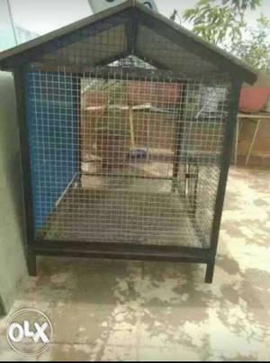 Black Metal Pet Cage