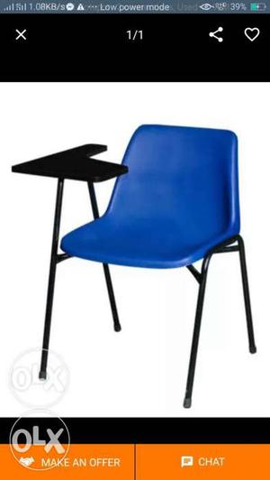 Blue And Black School Armchair With Desk Screenshot