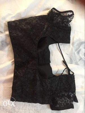 Brand new black readymade padded blouse