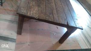 Brown Wooden Table(CHOWKI)