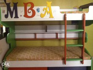 Bunker bed with Ladders and wardrobes suitable for 2 kids
