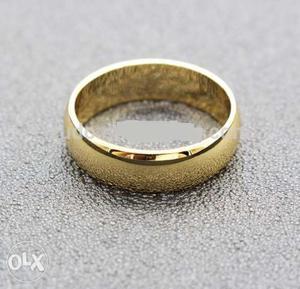 Copper plating real gold ring