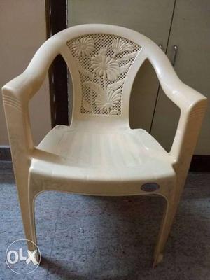 Cream colour armchair in good condition