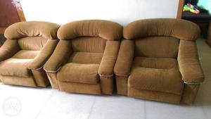 Excellent condition imported sofa, 3 single piece