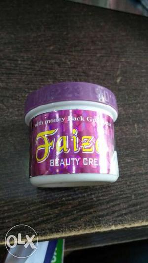 Faiza Beauty Cream Cosmetic Jar