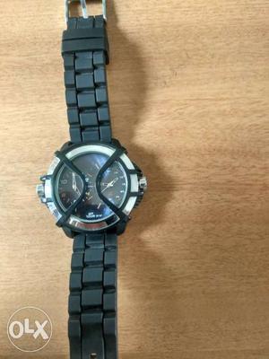 Fastrack DE197 wrist watch.dual time.100m water