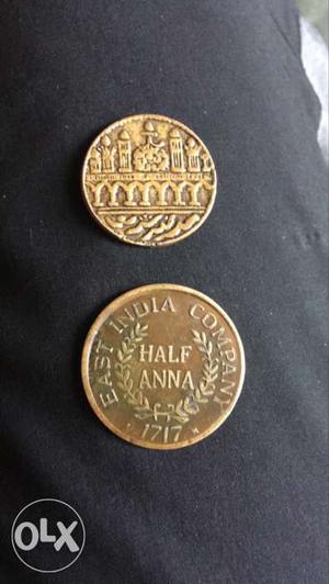 First coin 570 years old and second coin 300