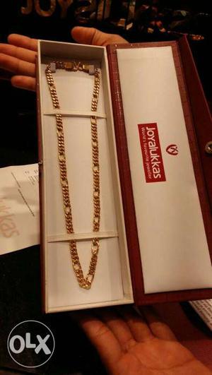Gold-colored Chain Necklace In Box