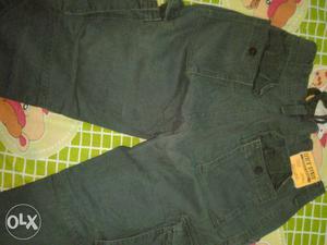 Levi's cargo jeans- greenish, waist 34, length 39.5
