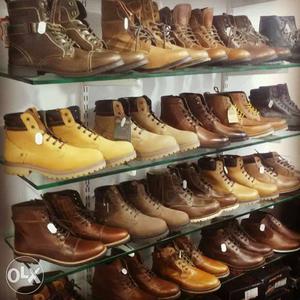 Long Cowboys Branded Leather Boots Wholesale and