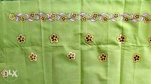 Mekhela Chador. complete hand fabric done on